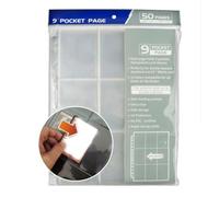 Elnwnnkc Protector De Tarjetas Página 50 Hojas 900 Capacidad Organizadores Resistentes A Arañazos para Tarjetas Comerciales Hoja Página Doble con Sujeción Segura