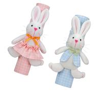 Elnwnnkc Protectores para refrigeradores, Cubiertas para manijas de refrigerador, Mantenga Limpio electrodoméstico, de Animal de Colores Divertidos para Protectores de electrodomésticos de Cocina de