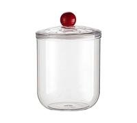 Elnwnnkc Recipiente de almacenamiento de café transparente con tecnología de sellado al vacío que conserva la frescura para uso en el hogar, camping, tarro de almacenamiento con tapas