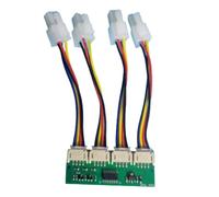Elnwnnkc Regulador de Velocidad del Ventilador de la computadora, 12V, 4 en 1, Cuadrado, 4 Pines, simuladores de PCB para gestión térmica eficaz, Ventilador Ajustable