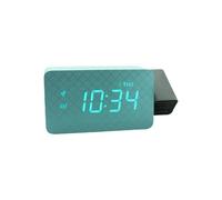 Elnwnnkc Reloj proyector de Pared/Techo de 180° con alarmas L Pantalla Digital LED, luz Nocturna para Personas Mayores y Personas Que Duermen Mucho Reloj Despertador Fuerte
