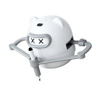 Elnwnnkc Robot Artístico Interactivo Aumenta La Creatividad Y Las Habilidades Motoras Mediante Ejercicios Guiados De Dibujo Y Diseño Creativo para Niños Robot De Juego Imaginativo para Niños Pequeños