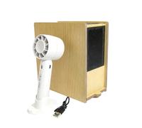 Elnwnnkc Soplador de cáscara de madera aviar con ventilador integrado para una separación eficiente del casco y limpieza
