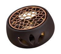 Elnwnnkc Soporte de cerámica para tetera de funcionamiento silencioso, mejora la decoración de la cocina o mesa de comedor, textura de cerámica, teteras, ollas, aisladores