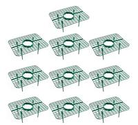 Elnwnnkc Soporte de Fresa de 10 Uds, Soporte Protector, Marco de Cultivo para Estante Protector