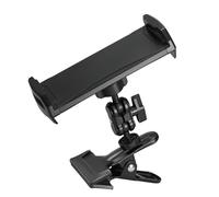 Elnwnnkc Soporte de teléfono con clip de rótula, conectores de rótula, repuesto de cabezal de bola giratorio para anillos de abrazadera de teléfono celular, luz selfie, accesorio de fotografía