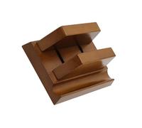 Elnwnnkc Soporte estabilizador de Montaje Vertical con Base de Madera Segura y gestión de Cables para Base de computadora de Nogal de Haya