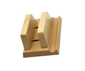 Elnwnnkc Soporte estabilizador de Montaje Vertical con Base de Madera Segura y gestión de Cables para Base de computadora de Nogal de Haya