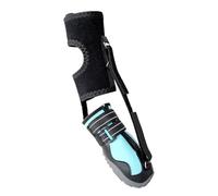 Elnwnnkc Soporte para botas sin nudillos con carrete para perros correctivos para perros, zapatos para problemas de pies, mejora la marcha de caminar, sin nudillos para patas de arrastre de perros