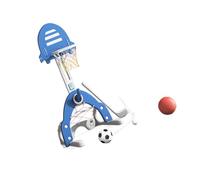 Elnwnnkc Sustancia de Polietileno Permanente Portería de Baloncesto modificable para niños Inmune Clima Ajustes de Altura para Diferentes períodos Equipo Deportivo Seguro y transportable para niños