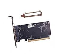 Elnwnnkc Tarjeta de expansión PCIE 16X a SFF 8654 para transferencia de datos de hasta 64 Gbps, compatible con unidades visuales y de almacenamiento, adaptador de extensión PCIe para portátil