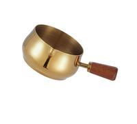 Elnwnnkc Tazas Medidoras De Acero Inoxidable con De Madera Tazas para Servir Condimentos Ideales Espressos Y Salsas Derretir Chocolate