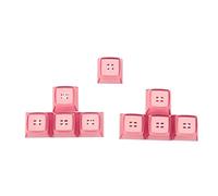 Elnwnnkc Teclas para Juegos PBT Dirección Esc WASD Keycap Ema Profile Reemplazo de Teclas de Doble Disparo para Teclado mecánico Profile