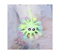 Elnwnnkc Toys Ansiedad Liberación Ojos Saltones Erizo Juguete Estresante Luminoso Puffer Ball Squeeze Autismo Regalos para Niños Agregar Antiestrés Lindo Bulging Erizo Squeeze Bola Luminosa Aliviar