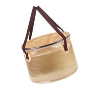 Elnwnnkc Transportadores de agua plegables de 20 L/30 L de capacidad, construcción de PVC con marco de metal para camping, pesca, aventura, cubo de agua para camping, pesca, actividades al aire libre