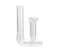 Elnwnnkc Tubo Skimmer de Aceite para Superficies de Acuario, Tubo Skimmer de Calidad para Agua Clara para pecera, Evita la Grasa, Accesorio de Salida de Agua