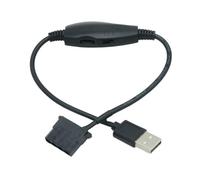 Elnwnnkc USB a 4 pines 5V a 12V, cable adaptador de corriente, Big 4PIN | Interruptores de ventilador de 4 pines a USB, adaptadores de corriente, divisores de Cable, USB a 4 pines, 5V,