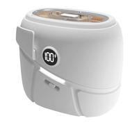 Elnwnnkc Velocidad 100 Niveles Ajustables Ventilador con Clip de Cintura Batería Recargable portátil Operaciones silenciosas para entornos de Oficina Ventilador con Clip de Cintura Aire