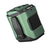 Elnwnnkc Ventilador de Cintura con cinturón, Ventilador de refrigeración Recargable, Clip de 3600mAh, Textura ABS, Adecuado para Viajes, Camping, Pesca, Uso, Mochila para Colgar