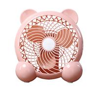 Elnwnnkc Ventilador de Escritorio portátil Alimentado por USB de 7 Pulgadas, Ventilador de pequeño y silencioso, Personal de 2 velocidades para hogar, Oficina, Dormitorio, de Escritorio, de Aire