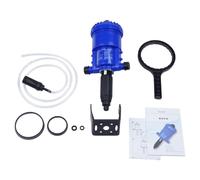 Elnwnnkc Ventilador proporcional automático para ganado agrícola y dilución industrial con acción accionada por agua, ventilador de administración impulsado por presión de agua, ABS y acero