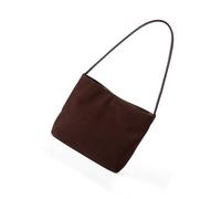 Elnwnnkc Winter Suedes Shoulder Bag Stylish Underarm Bags with Large Storage Space for Essential Books Electronics Travel Practical Suedes Shoulder Bag