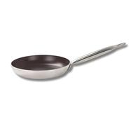 ELO 5163226 Poele inox 18/10, Poele Aluminio, Sartén antiadherente 32 cm, Sartén de cocina, Apto para todo tipo de fuegos, aluminio, acero inoxidable, Gris, Negro, 32 cm