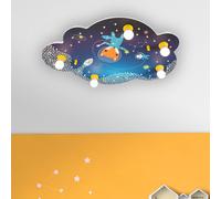 Elobra Cuadro plafón nube Space Mission, azul