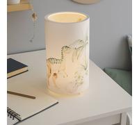Elobra Lámpara de mesa LED Jurassic, blanca/colorida, altura 25 cm