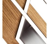 Elobra Plafón LED Panamá XL, roble natural