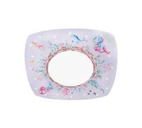 Elobra Plafón LED sirenas, 58 cm, colorido, madera MDF True