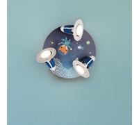 Elobra Plafón Space Mission de Rondell, azul