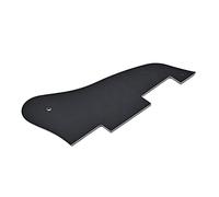 ELODEK Piezas de Guitarra Eléctrica Golpeador De Guitarra, Panel De Placa para Rascar, Golpeador De PVC Negro, Antiarañazos para Piezas De Guitarra Eléctrica Golpeador de Guitarra Eléctrica