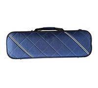 ELODEK Profesional Violín Caso Nuevo Estuche De Violín Azul, Tamaño 4/4, Higrómetro Incorporado Portátil, Caja De Violín Duradera Violín Caso