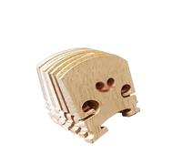 ELODEK Violín Cuerda Instrumento Accesorios 20 Piezas Clase 4/4 3/4 1/2 1/4 1/8 1/10 1/16 Violín Puente De Caballo De Arce Heilongjian, Código De Puente, Accesorios De Violín (Color : 1/4)