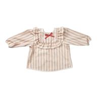 Elodie Details Babero con Mangas Bebé Manga Larga, Impermeable No Absorbente Lavable Máquina Sin BPA OEKO-TEX, BLW Alimentación Complementaria Guardería Manualidades Niña Niño - Dalmatian Dots Grande