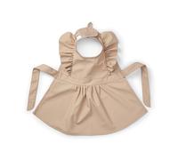 Elodie Details Babero Delantal Bebé con Lazos, Impermeable Ajustable Lavable a Máquina Sin BPA OEKO-TEX, Alimentación Complementaria BLW Guardería Manualidades Niña Niño Unisex - Blushing Pink