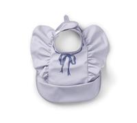 Elodie Details Babero Impermeable Bebé Niña Niño, Bolsillo Atrapacomida y Velcro Ajustable Lavable a Máquina Sin BPA OEKO-TEX, BLW Alimentación Complementaria Guardería Unisex - Lavender Love