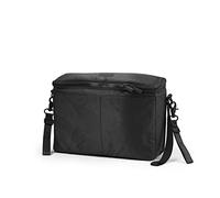 Elodie Details Bolsa organizadora para cochecito de bebé, universal, multifuncional, color negro brillante