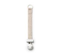 Elodie Details Clip Chupete Bebé - Cadena Chupete & Chupetero Universal - Sin BPA - Sujeta Chupete Niño Niña - Portachupetes Recién Nacido - Regalo Bebé Unisex Ecológico - Silver Sheen
