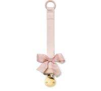 Elodie Details Clip Chupete Bebé - Cadena Chupete & Chupetero Universal - Sin BPA - Sujeta Chupete Niño Niña - Portachupetes Recién Nacido - Regalo Bebé Unisex Ecológico - Powder Pink