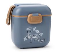 Elodie Details Fiambrera Infantil, Bento Box Sin BPA con Compartimentos y Tenedor | Apta para Microondas y Lavavajillas | Caja de Almuerzo para Escuela y Guardería, Diseño Mate | 800ml | Garden Leo