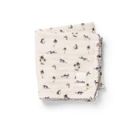 Elodie Details Manta Muselina Bebé 80x80 cm Bambú Algodón Doble Capa | Transpirable Antibacteriana Regulación Térmica | Certificado Oeko-Tex | Arrullo Swaddle Recién Nacido Unisex, Garden Leo's Resort