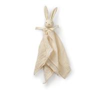 Elodie Details Mantita de apego bebé, Peluche de Conejo doudou, Toalla de Seguridad para recién Nacidos, dudus Extra Suave para Dormir, Blinkie de 100% algodón orgánico con Öko-Tex, Oat Blanco