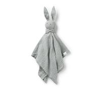 Elodie Details Mantita de apego bebé, Peluche de Conejo doudou, Toalla de Seguridad para recién Nacidos, dudus Extra Suave para Dormir, Blinkie de 100% algodón orgánico con Öko-Tex, Verde Mineral