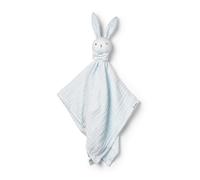 Elodie Details Mantita de apego bebé, Peluche de Conejo doudou, Toalla de Seguridad para recién Nacidos, dudus Extra Suave para Dormir, Blinkie de 100% algodón orgánico con Öko-Tex, Azul Bermuda