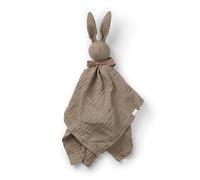 Elodie Details Mantita de apego bebé, Peluche de Conejo doudou, Toalla de Seguridad para recién Nacidos, dudus Extra Suave para Dormir, Blinkie de 100% algodón orgánico con Öko-Tex, Tender Taupe