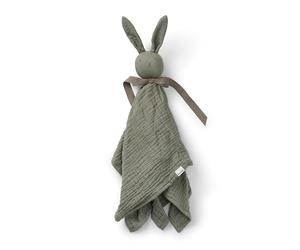 Elodie Details Mantita de apego bebé, Peluche de Conejo doudou, Toalla de Seguridad para recién Nacidos, dudus Extra Suave para Dormir, Blinkie de 100% algodón orgánico con Öko-Tex, Hazy Jade