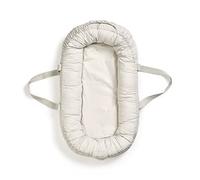 Elodie Details Nido Bebé Recién Nacido - Capullo Portátil de Colecho con Asas Largas, Bolsillo Integrado & Colchón, 100% Algodón Orgánico, Oeko-Tex, Lavable, Reductor Cuna 78×45 cm, Vanilla White