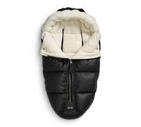 Elodie Details Saco para Silla de Paseo Universal de Invierno, Saco de Dormir para Carrito de Bebé con Forro Polar, Saco para Capazo de Cochecito Impermeable, Cortaviento - Negro aviador